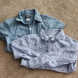 Boys Button Down Shirt Bundle Size 5T